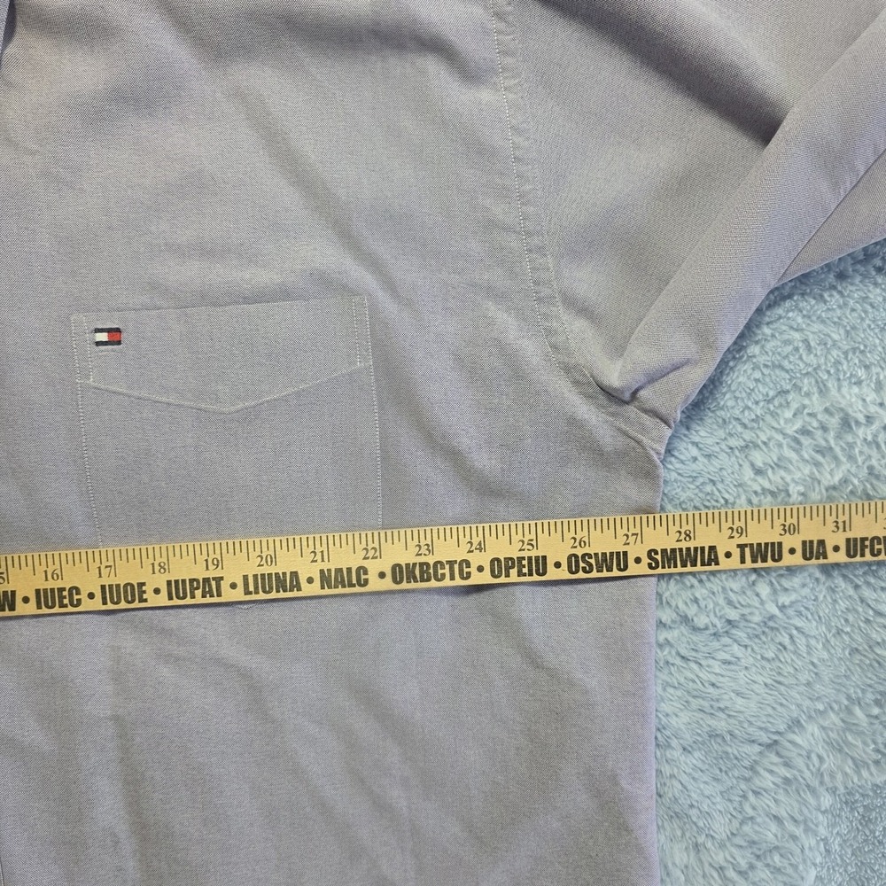 Vintage Y2k Tommy Hilfiger Mens XXL Button Down Long Sleeve Cotton Classic - Picture 10 of 14